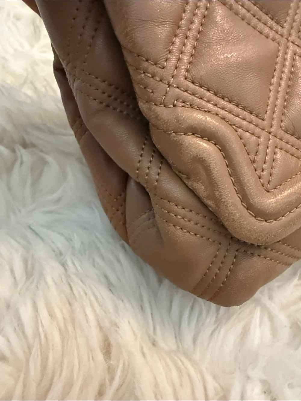Tory Burch Flemming convertible quilted Bag with Gold Chain
